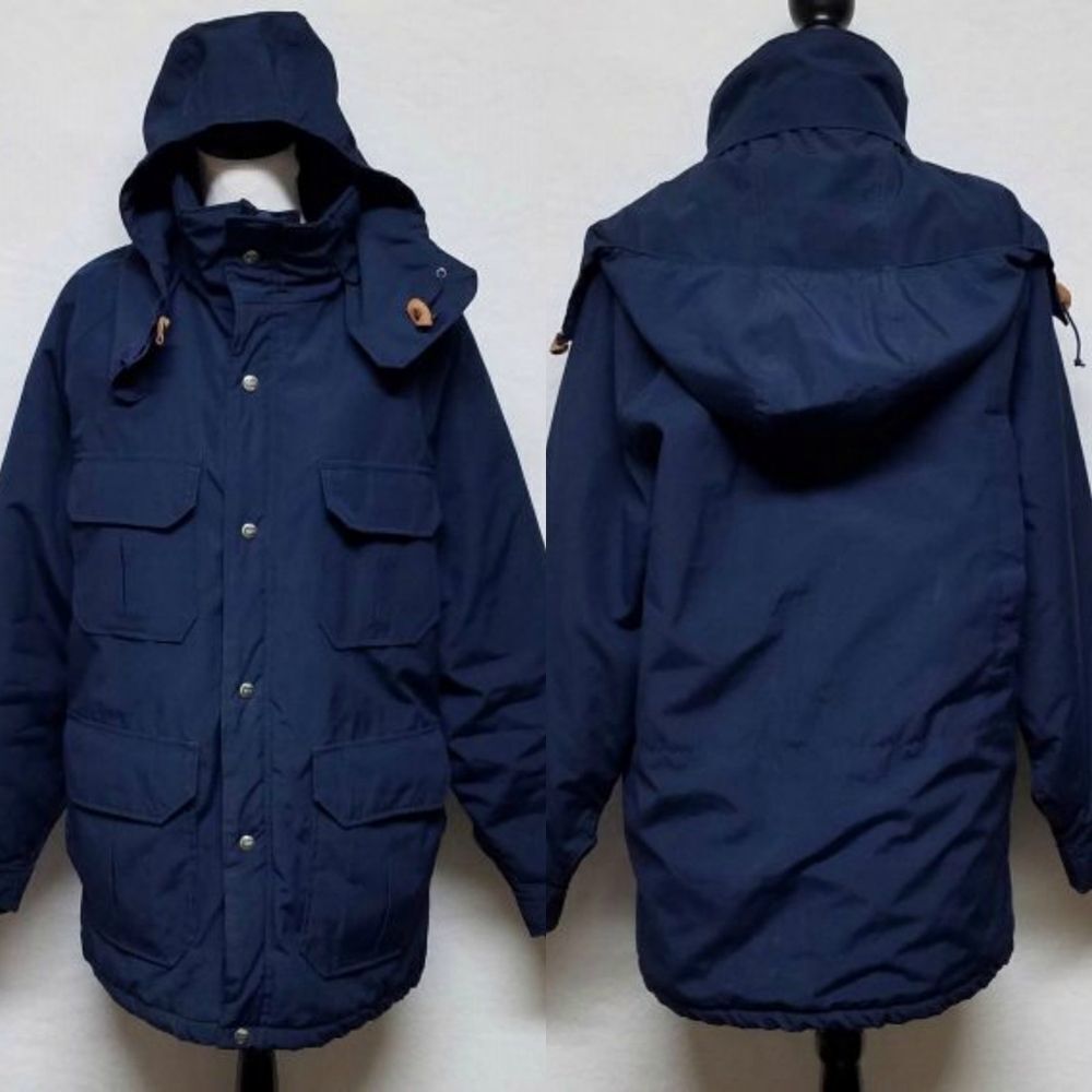 VINTAGE 70s Woolrich 60/40 Navy Thinsulate Parka